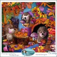 (image for) Funny Autumn Hedgehogs