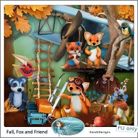 (image for) Fall Fox And Friend