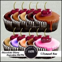 (image for) Chocolate Cherry Cupcakes