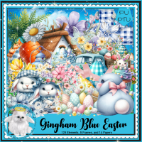 (image for) Gingham Blue Easter