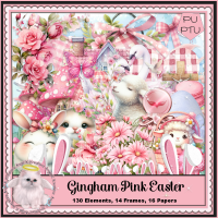 (image for) Gingham Pink Easter