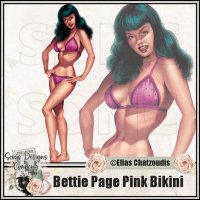 (image for) Bettie Page Pink Bikini