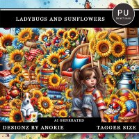 (image for) Ladybugs and Sunflowers