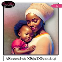 (image for) EW AI AFRICAN WOMAN WITH CHILD 02 2023