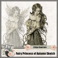 (image for) Fairy Princess Of Autumn Sketch