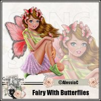 (image for) Fairy With Butterflies