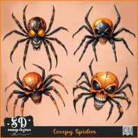 (image for) AI CU Creepy Spiders