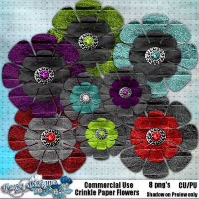 (image for) Crinkle Flowers Pack 1 CU