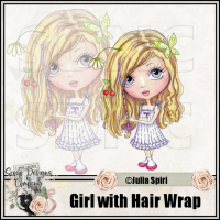 (image for) Girl With Hair Wrap