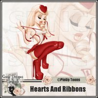 (image for) Heart And Ribbons