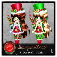 (image for) Steampunk Xmas Girls 1