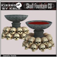 (image for) CU Skull Fountain