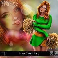 (image for) CLASSIC - Tube - CU Lioret Cheer St Patty (PNG)