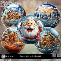 (image for) AI - Deco Xmas Balls - CU001