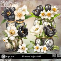 (image for) AI - Flowers In Jar - CU003 (CU4PU/PNG/PACK)