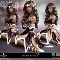 (image for) CLASSIC - Tube - CU Felicia Choco Elf (PNG)