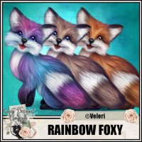 (image for) Rainbow foxy