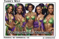 (image for) CU-Mardigras Woman 1