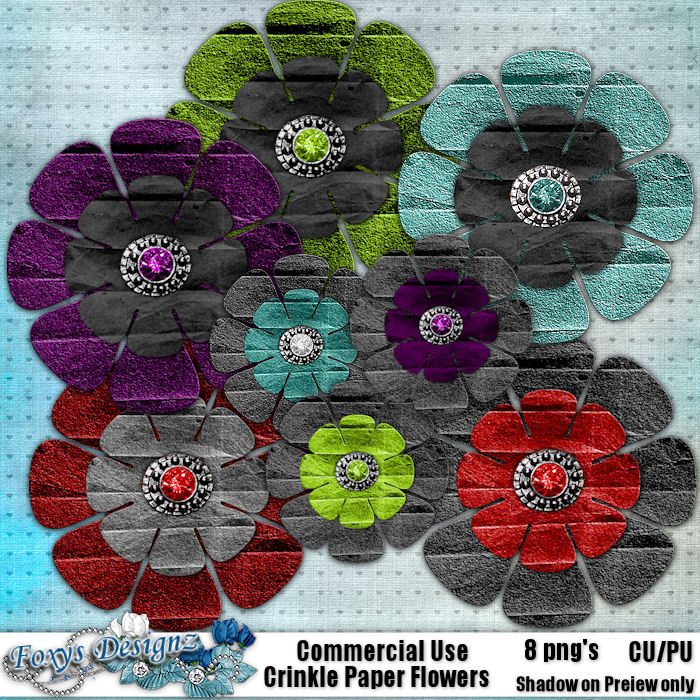 (image for) Crinkle Flowers Pack 1 CU