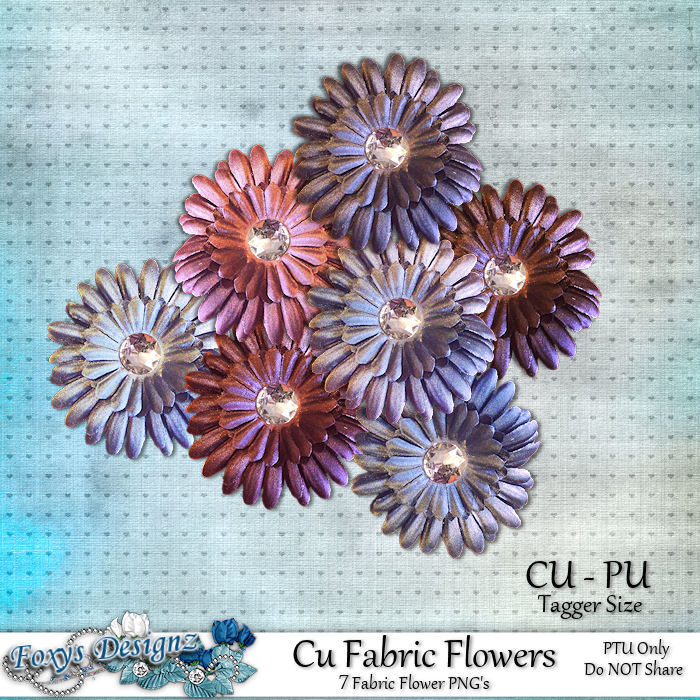 (image for) CU Fabric Flower Pack 1
