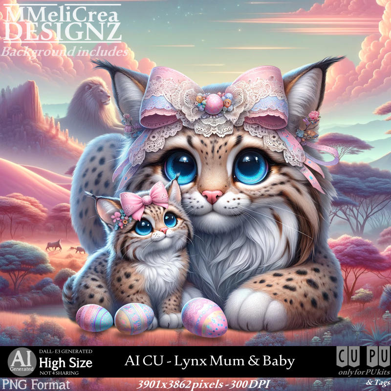 (image for) AI - CU Lynx Mum & Baby