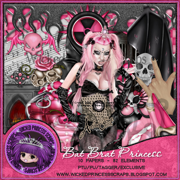 (image for) Wicked Princess Scraps Bat Brat Princess